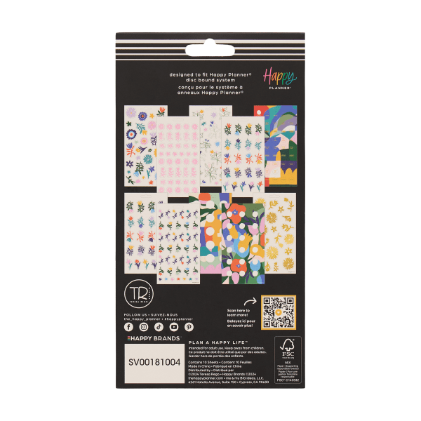 slide 10 of 10, Happy Planner Sticker Sheets, Mod Mosaics, Pack Of 10 Sheets, 1 ct