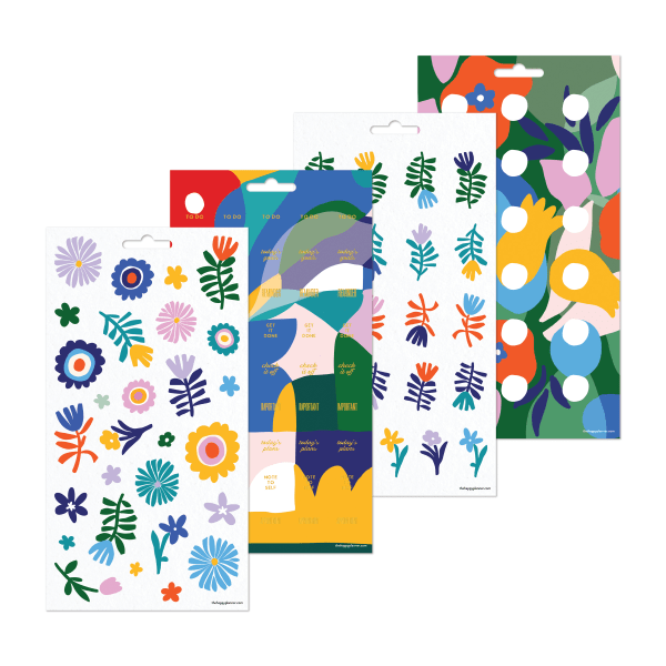 slide 3 of 10, Happy Planner Sticker Sheets, Mod Mosaics, Pack Of 10 Sheets, 1 ct