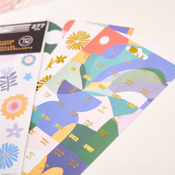 slide 9 of 10, Happy Planner Sticker Sheets, Mod Mosaics, Pack Of 10 Sheets, 1 ct