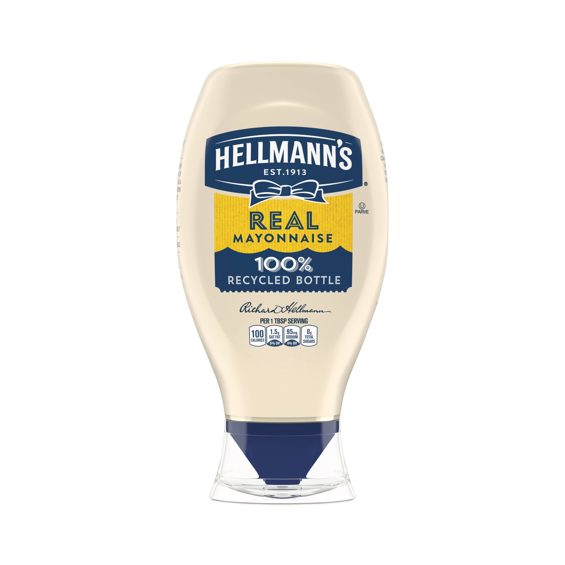slide 1 of 5, Hellmann's Squeeze Real Mayonnaise, 20 oz
