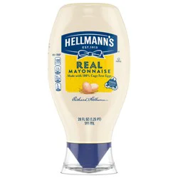 Hellmann's Real Mayonnaise Real Mayo Squeeze Bottle 20 oz
