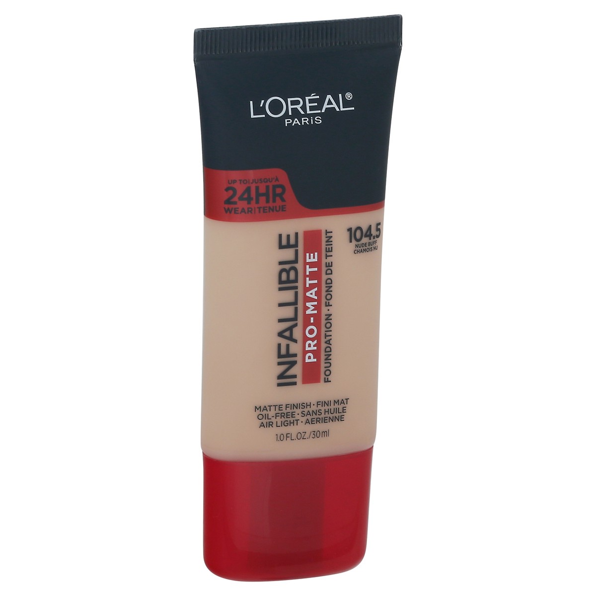 slide 5 of 9, L'Oréal Infallible Nude Buff 104.5 Pro-Matte Foundation 1.0 fl oz, 1 fl oz