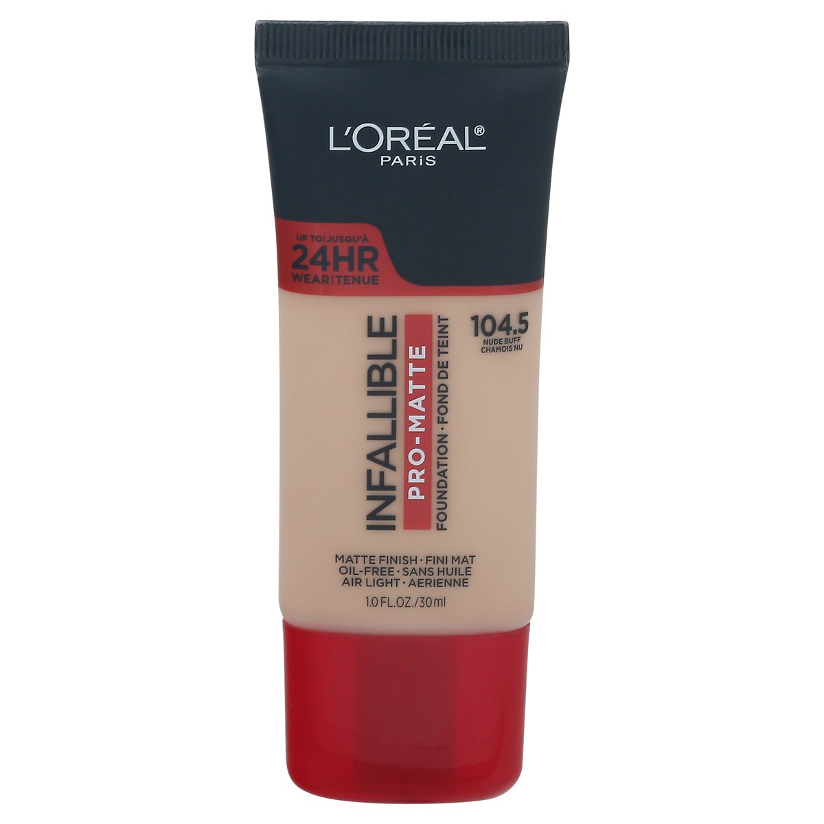 slide 1 of 9, L'Oréal Infallible Nude Buff 104.5 Pro-Matte Foundation 1.0 fl oz, 1 fl oz