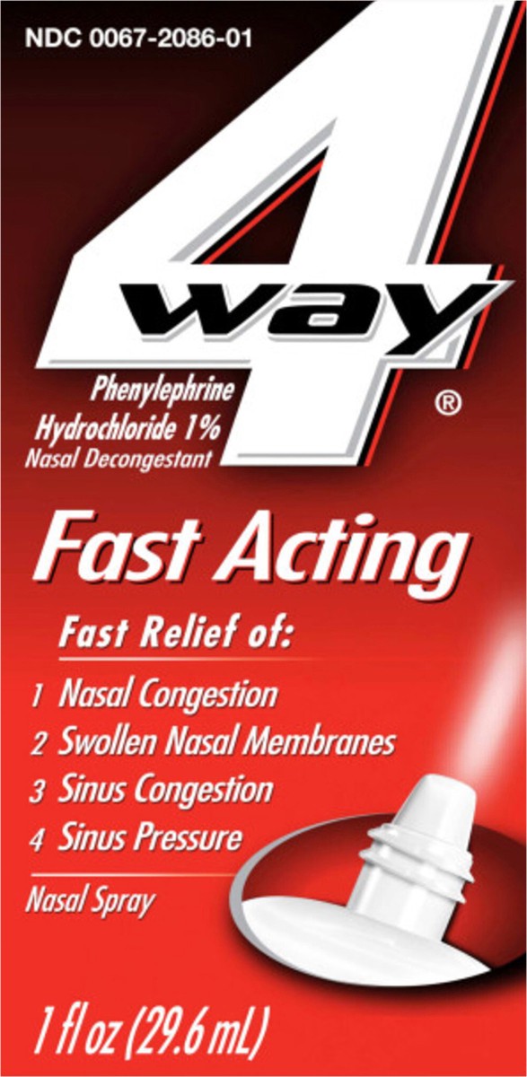 slide 12 of 14, 4-Way 4Way Fast Acting Nasal Spray for Sinus Congestion Relief - 1 Fl Oz Spray Bottle, 1 oz