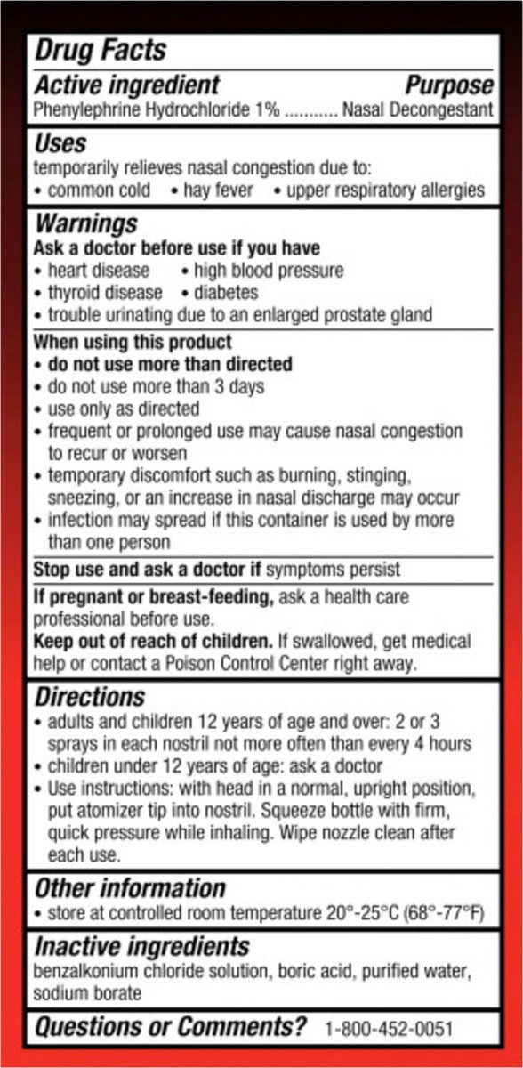 slide 11 of 14, 4-Way 4Way Fast Acting Nasal Spray for Sinus Congestion Relief - 1 Fl Oz Spray Bottle, 1 oz
