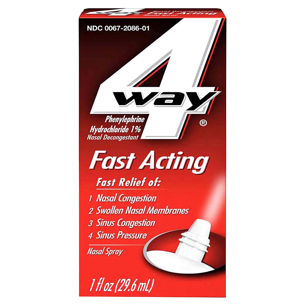 slide 1 of 1, 4-Way Nasal Spray 1 oz, 1 fl oz