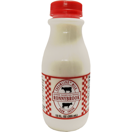 slide 1 of 1, Ronnybrook Farms Creamline Farm Fresh Milk, 12 fl oz