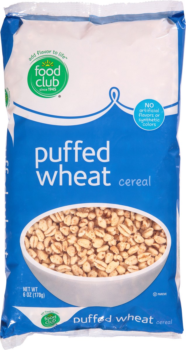 slide 11 of 14, Food Club Puffed Wheat Cereal 6 oz, 6 oz