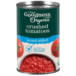 True Goodness Organic No Salt Added Crushed Tomato in Puree