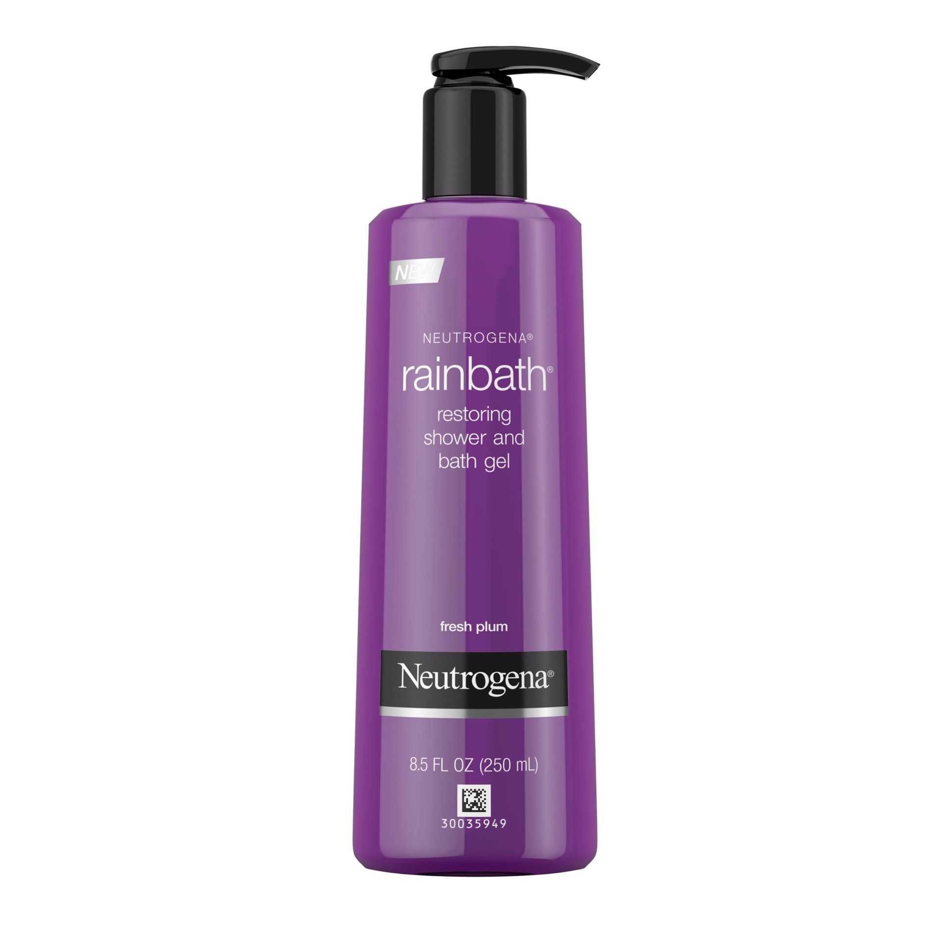 slide 2 of 5, NEUTROGENA RAINBATH Restoring Shower and Bath Gel - Fresh Plum, 8.5 Fl. Oz, 8.50 fl oz