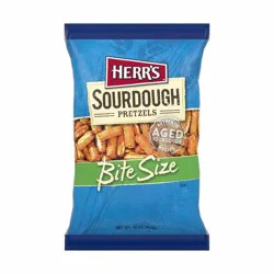 Herr's Sourdough Bite Size Hard Pretzels - 16oz