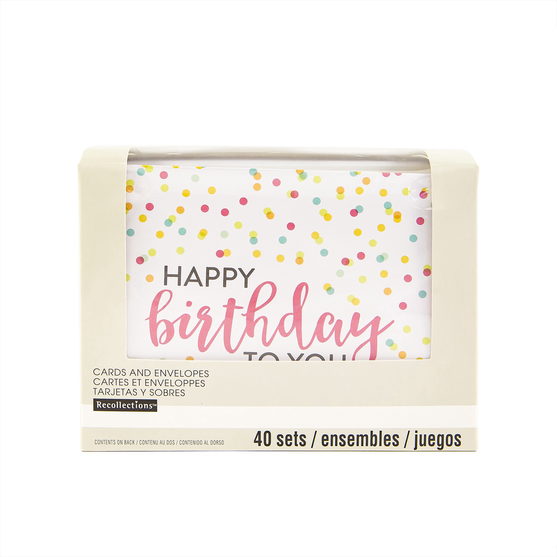 slide 2 of 6, Happy Birthday Cards & Envelopes By Recollections, 4.25" X 5.5", 4.25 in x 5.5 in