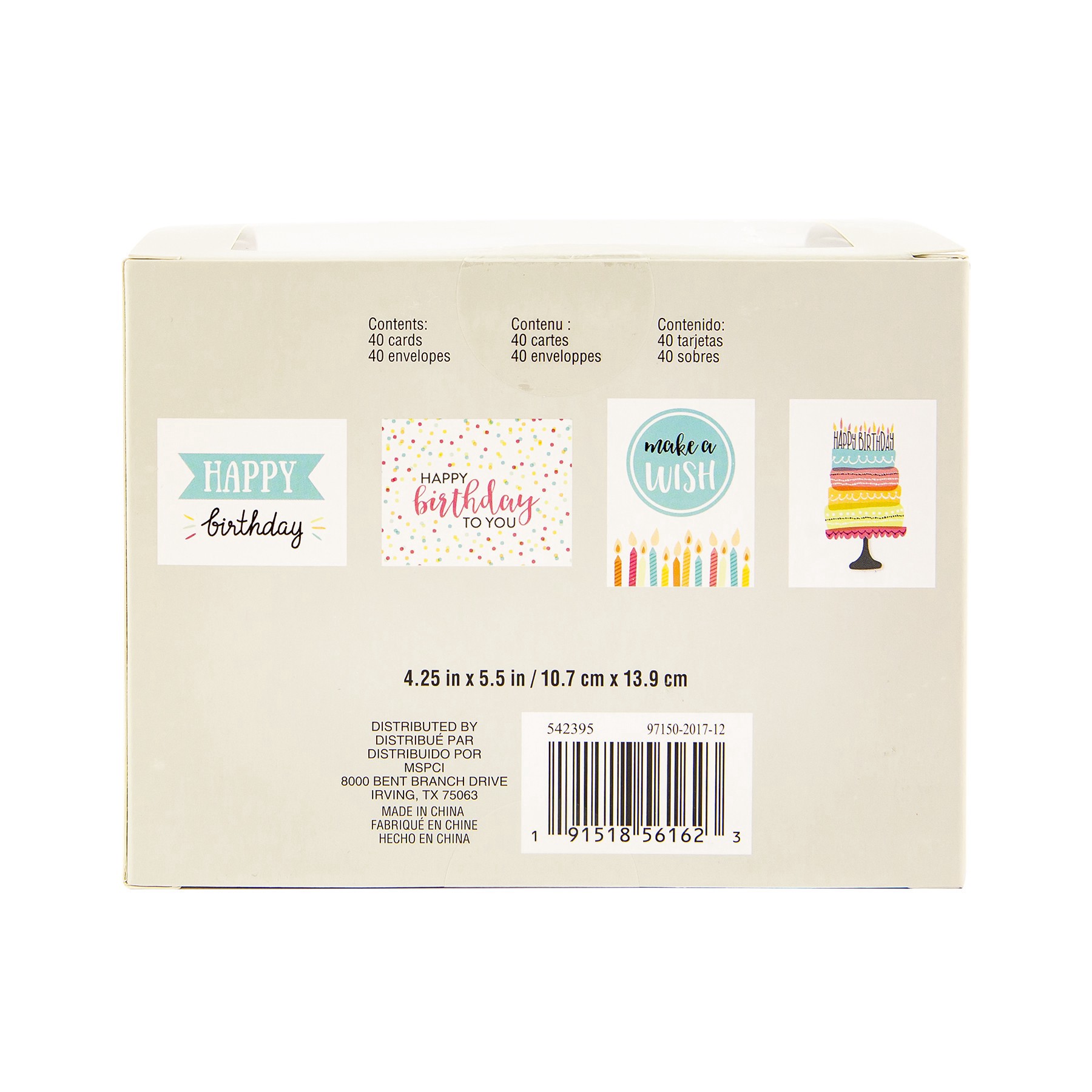 slide 3 of 6, Happy Birthday Cards & Envelopes By Recollections, 4.25" X 5.5", 4.25 in x 5.5 in