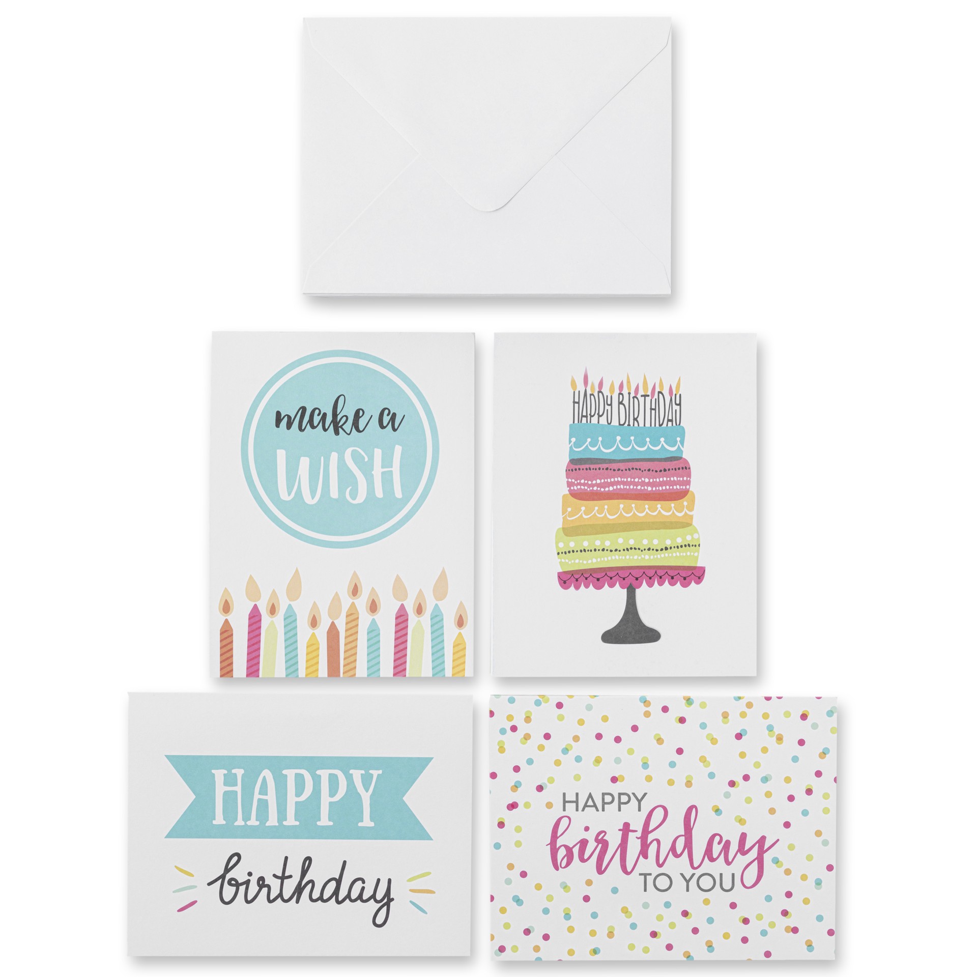 slide 6 of 6, Happy Birthday Cards & Envelopes By Recollections, 4.25" X 5.5", 4.25 in x 5.5 in
