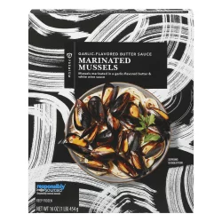 Publix Premium Marinated Garlic-Flavored Butter Sauce Mussels