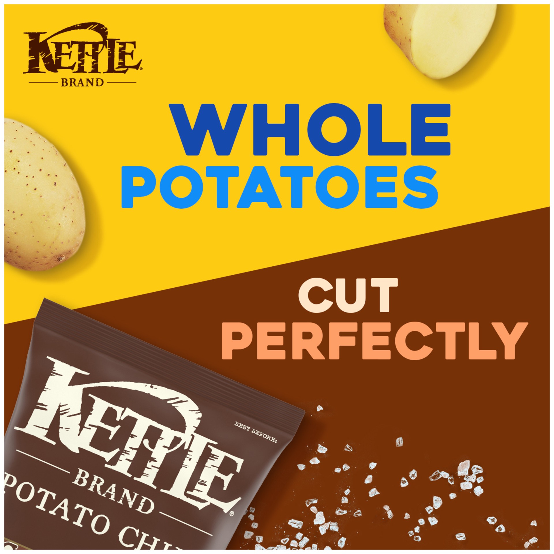 slide 4 of 9, Kettle Brand Potato Chips, Sea Salt Kettle Chips, 8.5 Oz, 8.5 oz