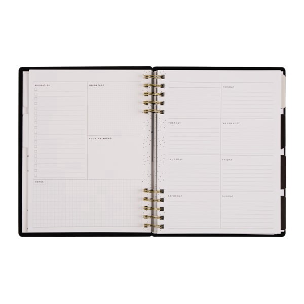 slide 10 of 10, 2025 Happy Planner Monthly/Weekly Classic Customizable Spiral Planner, 7"" x 9-1/4"", Cosmic Plans, Undated, PZ0018C001, 1 ct