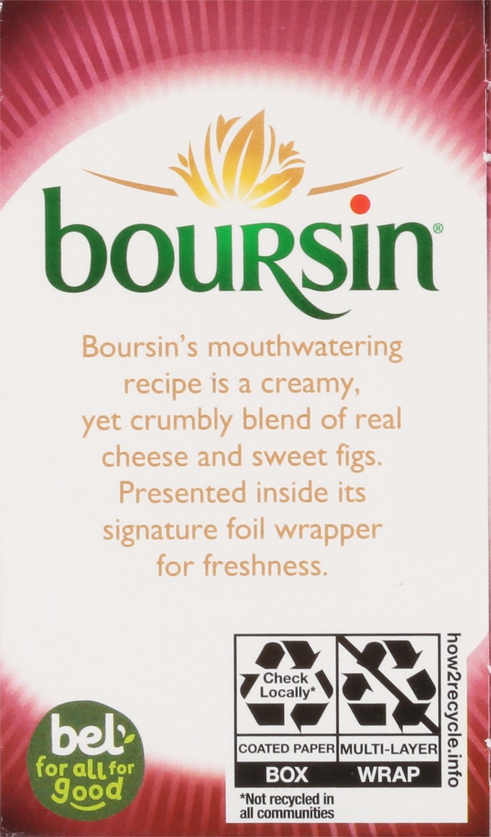 slide 8 of 9, Boursin Fig & Balsamic Gournay Cheese, 5.2 oz