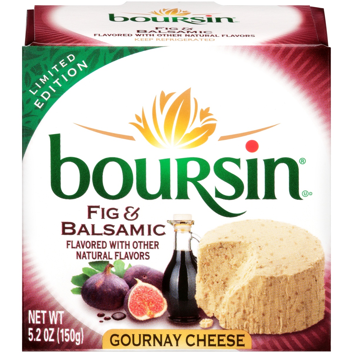 slide 11 of 11, Boursin Fig Balsamic Cheese, 5.2 oz