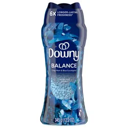 Downy Balance In-Wash Laundry Scent Booster Beads, Crisp Rain and Blue Eucalyptus scent, 12.2 oz, laundry scent beads, Long-lasting Freshness