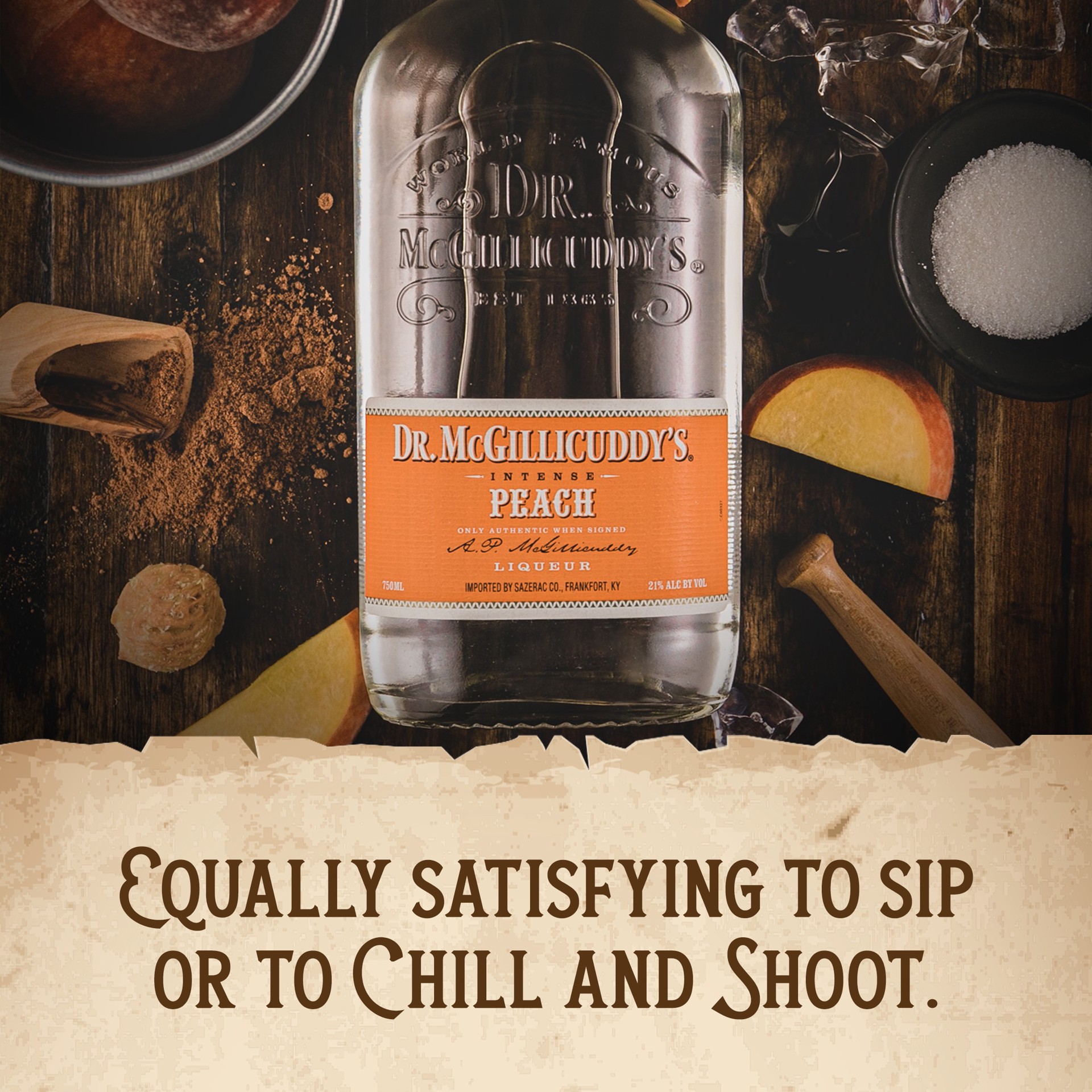 slide 4 of 5, Dr. McGillicuddy's's Dr. McGillicuddy's''s Peach Liqueur, 750ml Bottle, 42 Proof, 25.4 oz