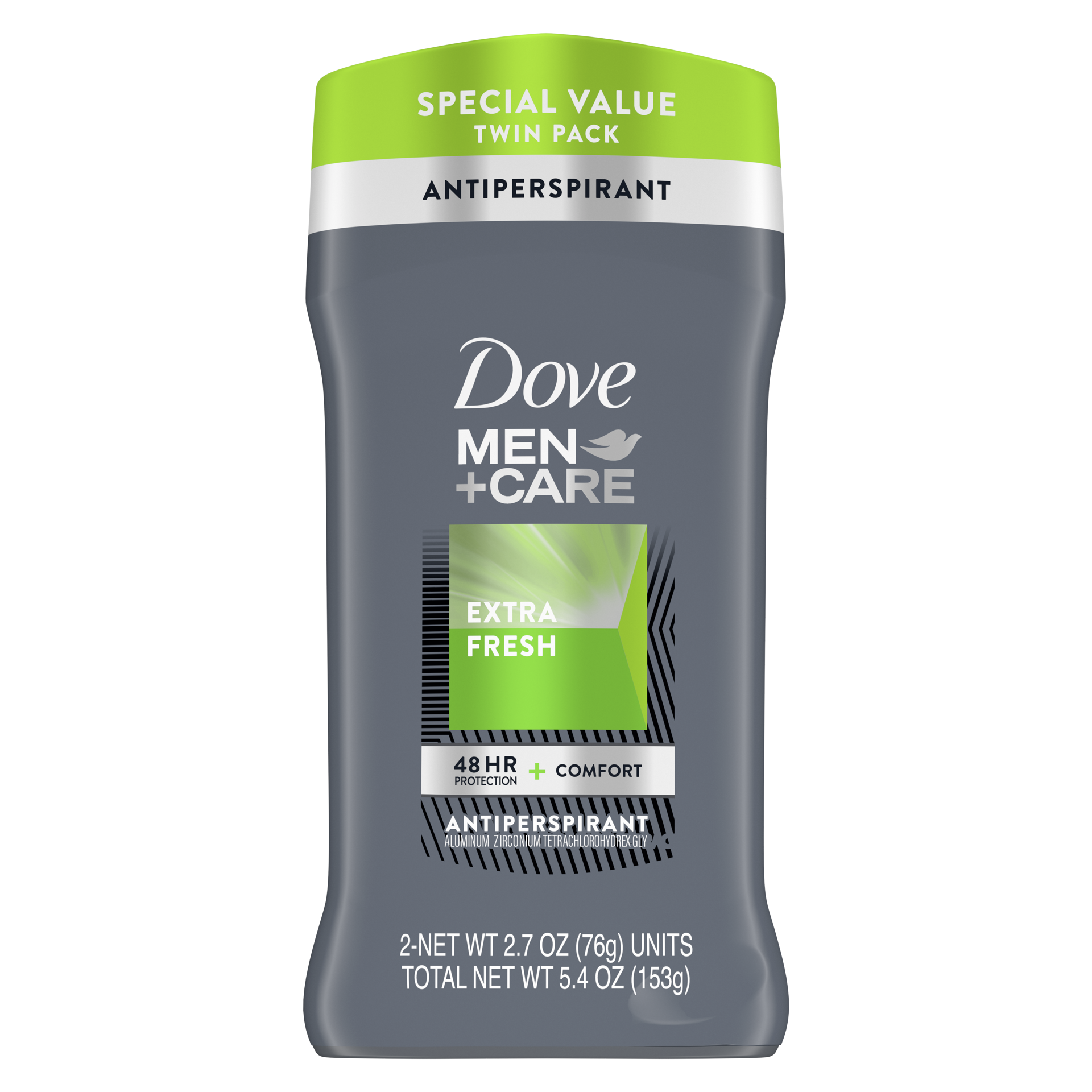 slide 2 of 5, Dove Men+Care Antiperspirant Deodorant Extra Fresh, 2.7 oz, 2 Count , 2 ct; 2.7 oz
