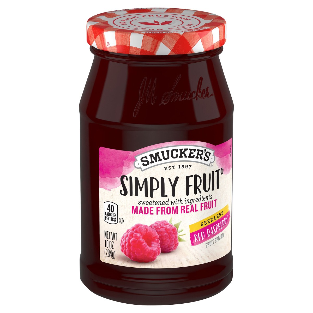 slide 1 of 8, Smucker's Preserves Red Raspberry, 10 oz