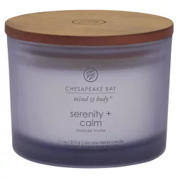 Chesapeake Bay Candle Mind & Body Collection Serenity + Calm: Lavender Thyme