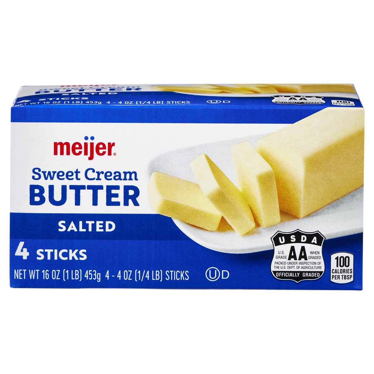 slide 1 of 29, Meijer Salted Butter Sticks, 4 ct