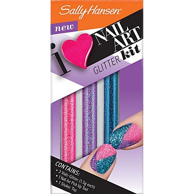 slide 1 of 1, Sally Hansen I Heart Nail Art Embellishments Glitter Kit, 1 ct