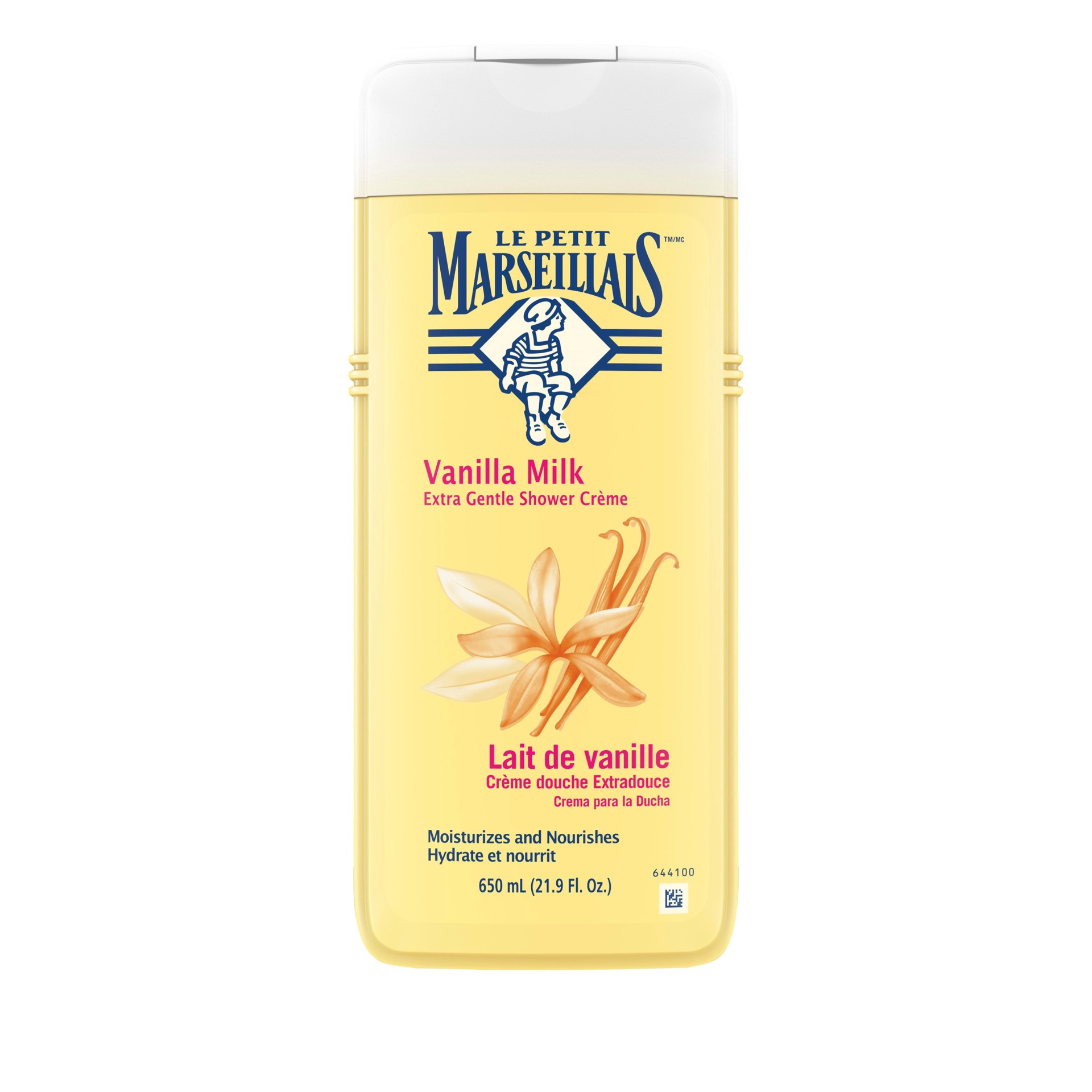 slide 5 of 5, LE PETIT MARSEILLAIS™ Extra Gentle Shower Crème, Vanilla Milk, 650 mL, 650 ml