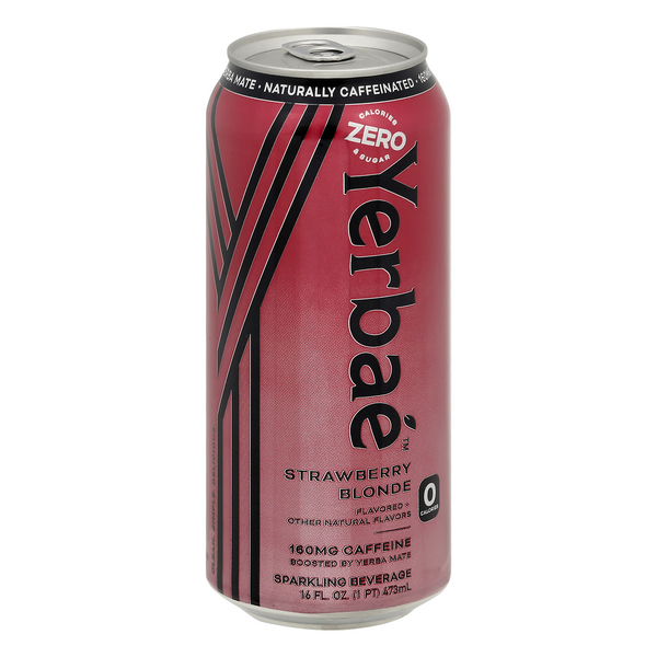 slide 1 of 1, Yerbaé Strawberry Blonde Sparkling Beverage, 16 fl oz