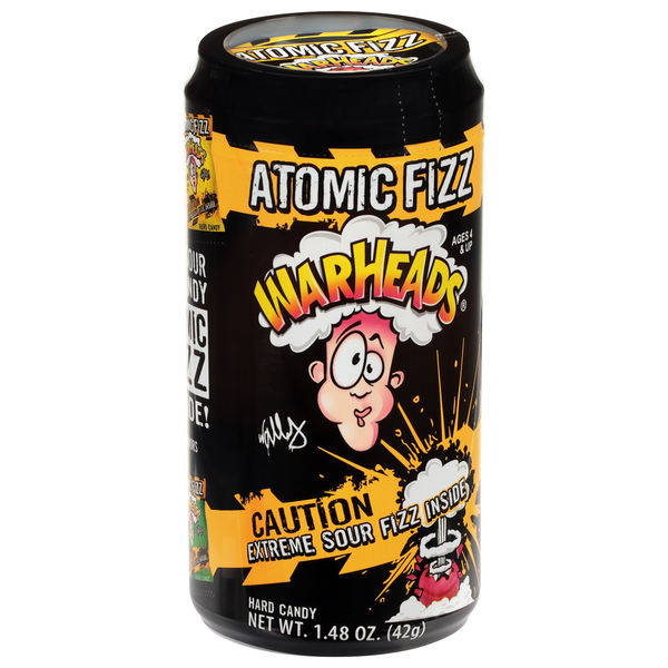 slide 1 of 1, Warheads Atomic Fizz Extreme Sour Fizz Inside Hard Candy 1.48 oz, 1.48 oz