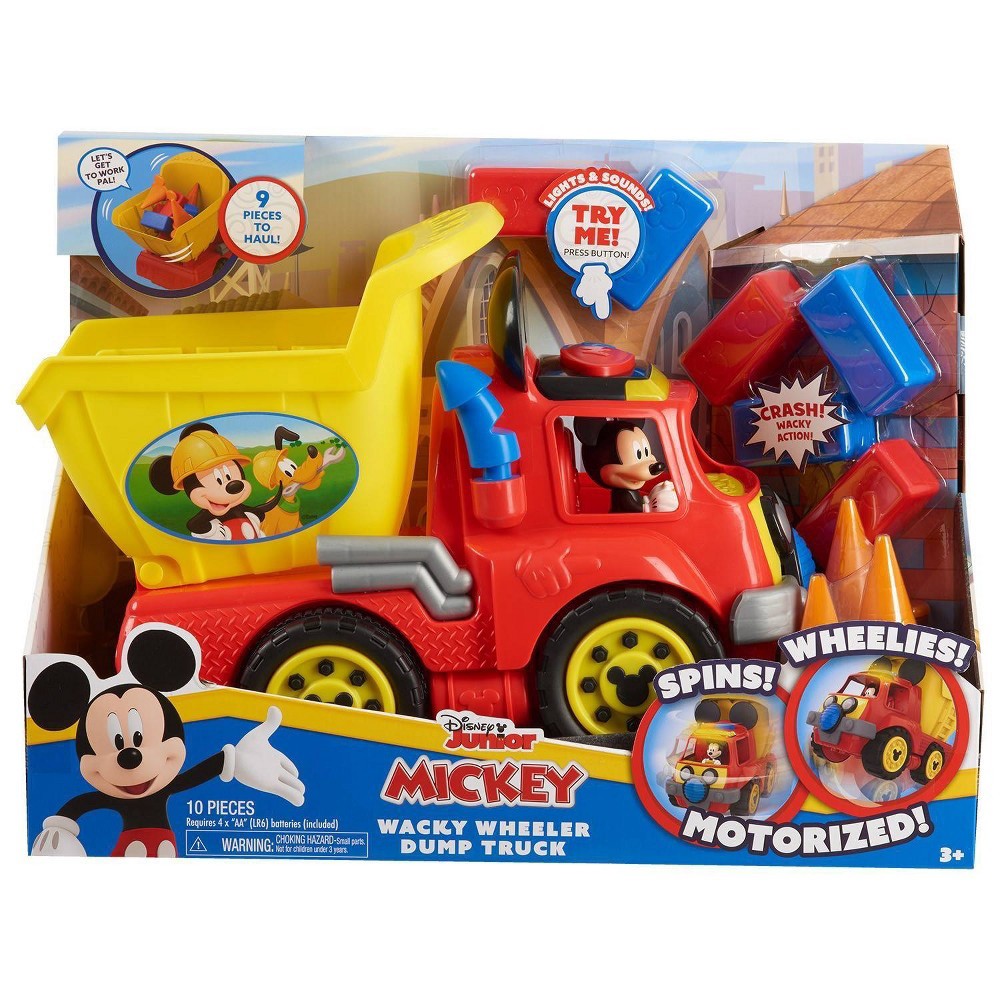 slide 7 of 9, Mickey Mouse Wacky Wheeler Dump Truck, 1 ct