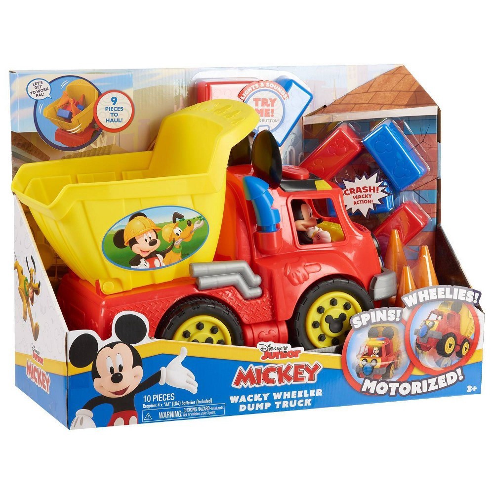 slide 8 of 9, Mickey Mouse Wacky Wheeler Dump Truck, 1 ct