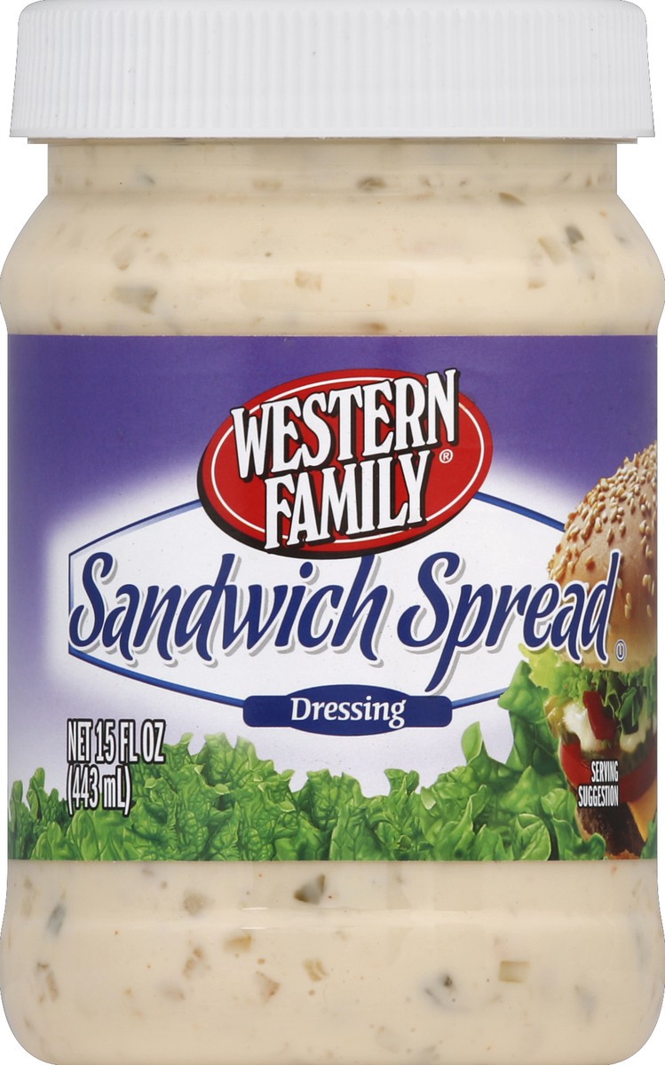 slide 2 of 2, Western Family Sandwich Spread, 15 oz