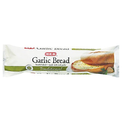slide 1 of 1, H-E-B Traditional Garlic Bread, 16 oz