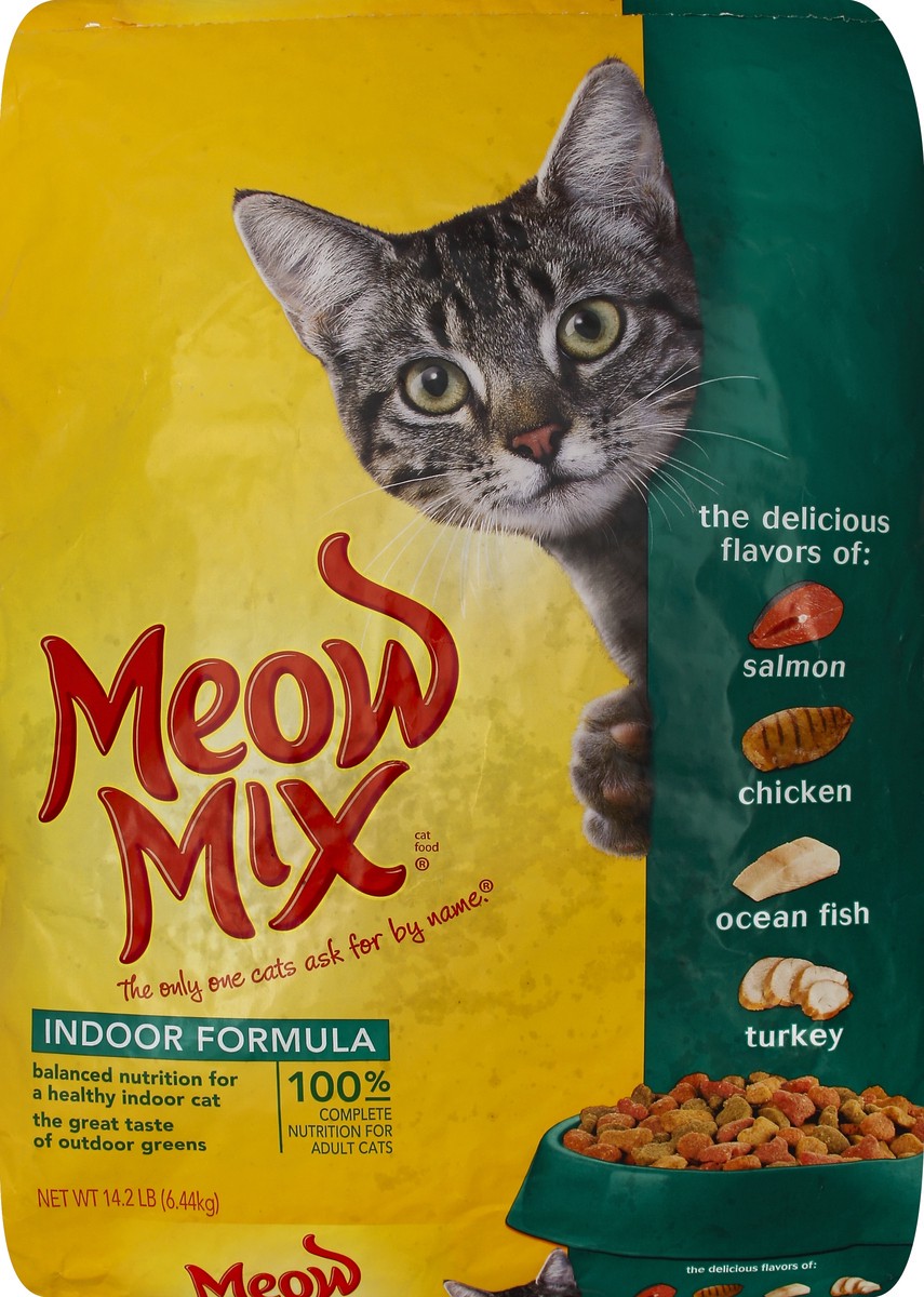 slide 1 of 8, Meow Mix Cat Food 14.2 lb, 14.2 lb