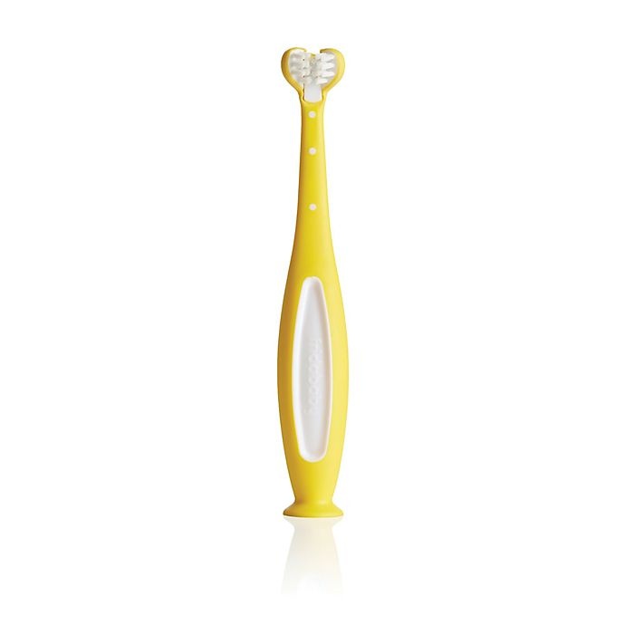 slide 3 of 5, Fridababy SmileFrida Toddler Toothbrush - Yellow, 1 ct