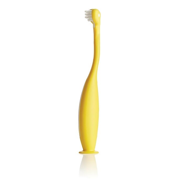 slide 4 of 5, Fridababy SmileFrida Toddler Toothbrush - Yellow, 1 ct