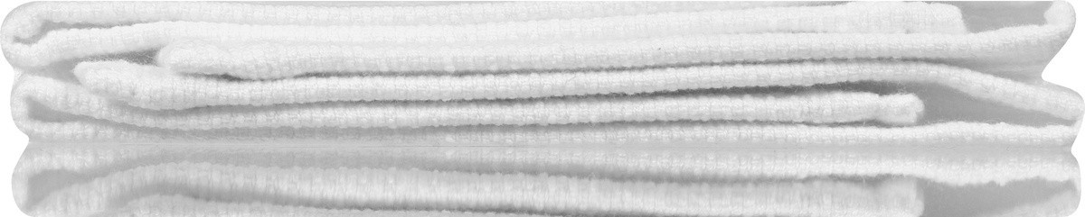 slide 3 of 9, MÜkitchen White 100% Cotton Ridged Texture Dishtowel 1 ea, 1 ct