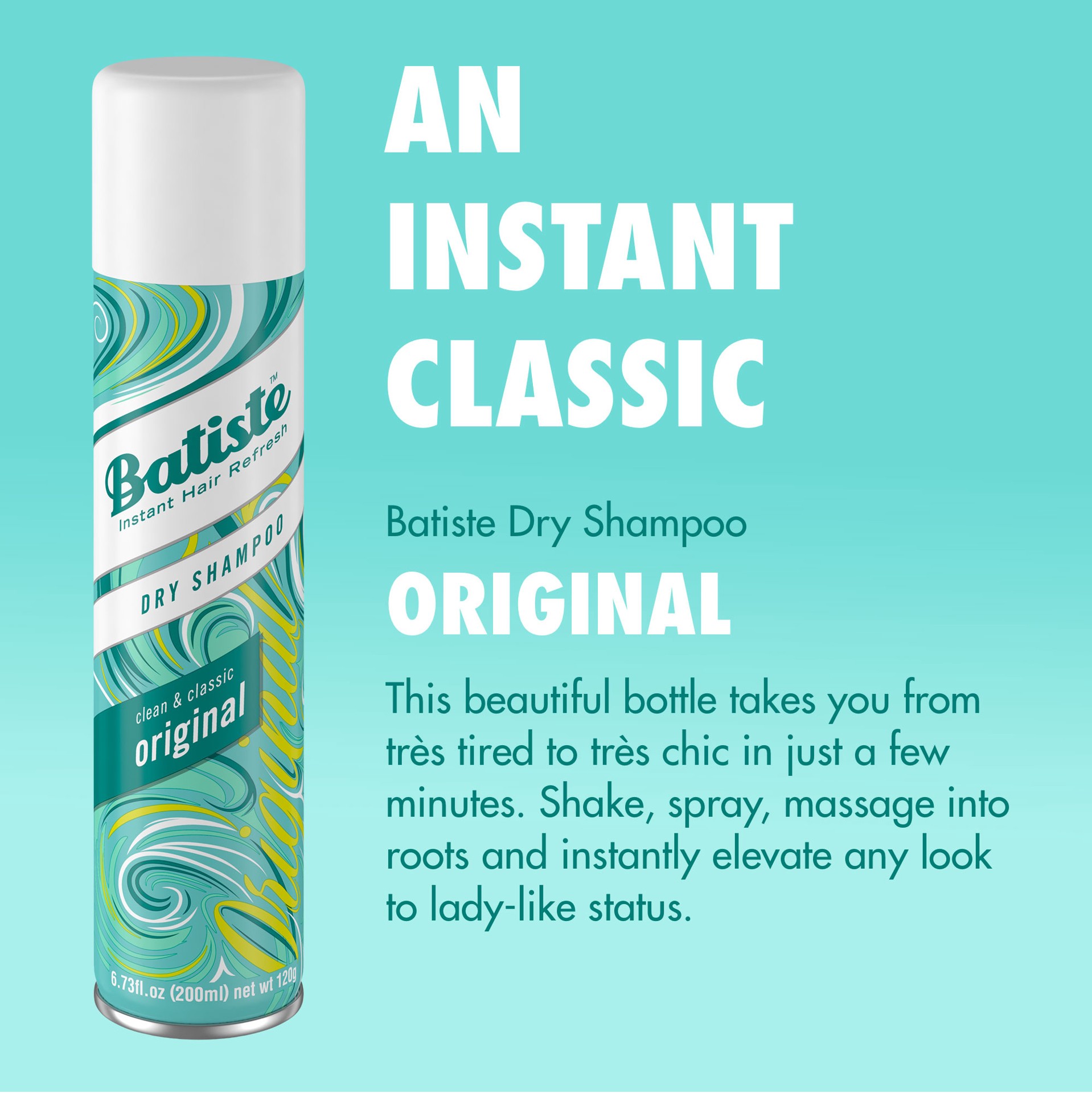 slide 2 of 6, Batiste Clean Classic Original Dry Shampoo 4.23 oz, 4.23 oz