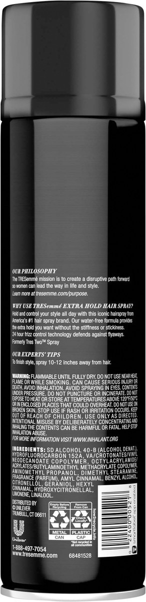 slide 4 of 6, TRESemmé Extra Hold Hairspray Extra Hold 11 fl oz, 11 oz
