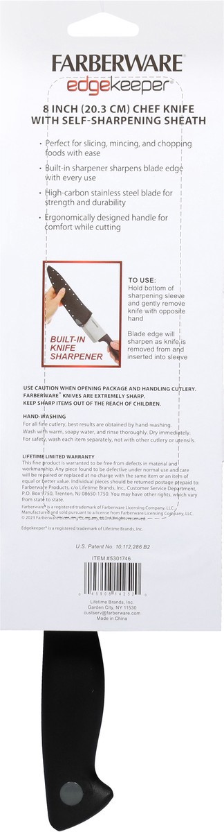 slide 11 of 11, Farberware 8 Inch Chef Knife 1 ea, 1 ct