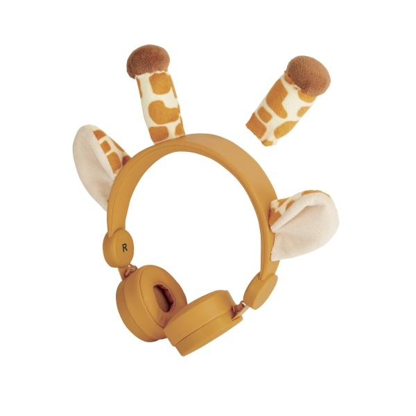 slide 1 of 2, Ativa Lightweight Over-The-Ear Headphones With Magnetic Animal Ears, Giraffe, Wd-Rs06-1, 1 ct