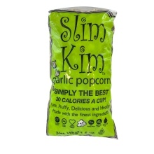 slide 1 of 1, Highland Pop Slim Kim Garlic Popcorn, 6 oz