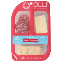 Olli Salumeria Genoa/Fontina/Crackers Snack Pack 2 oz