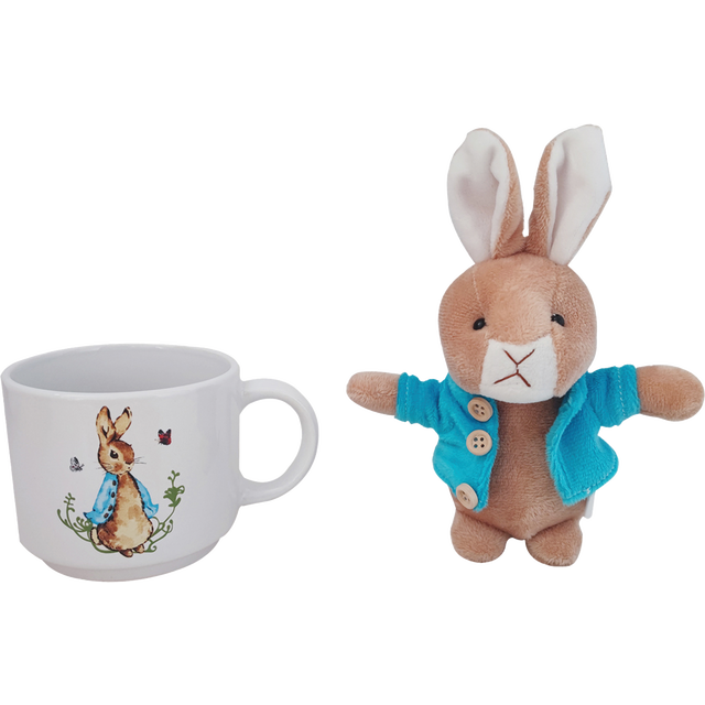 slide 1 of 1, CREATIVE HOME 11Oz Mug W Rabbit Doll Gift Set, 1 ct