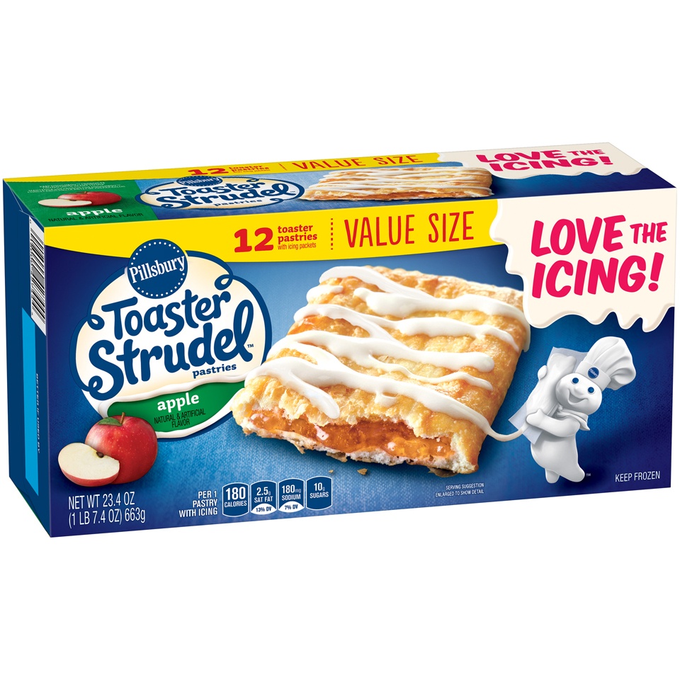 Pillsbury Apple Toaster Strudel Pastries Value Size 12 ct; 1.95 oz | Shipt