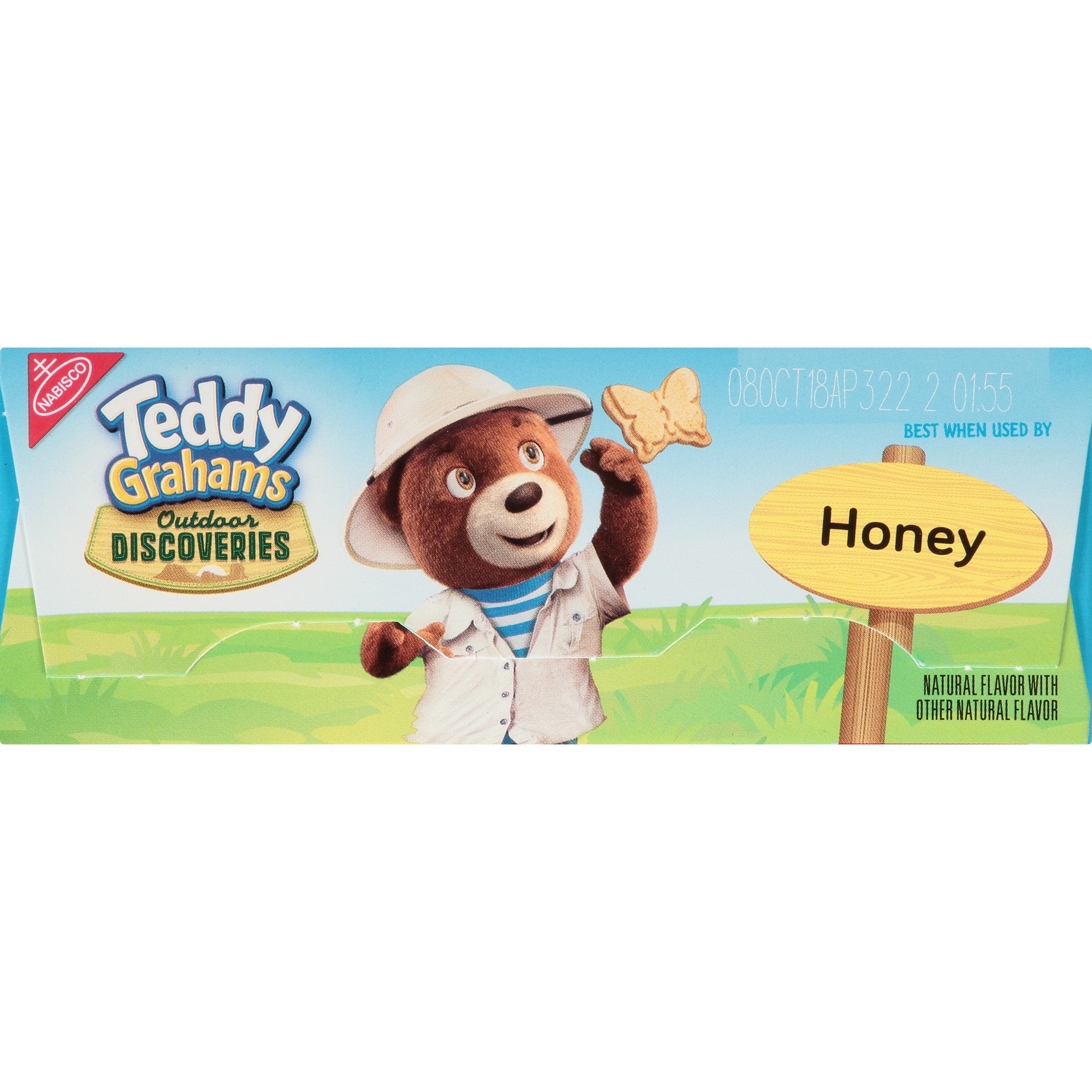 slide 2 of 5, Nabisco Teddy Grahams Outdoor Discoveries Honey Graham Snacks, 10oz box, 0.72 lb